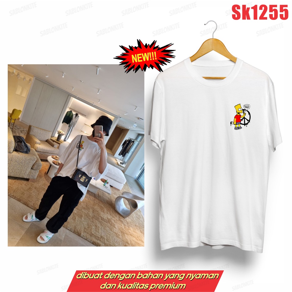 MURAH!!! KAOS KPOP JHOPE BONCUU LOGO DEPAN AJA SK1255 UNISEX