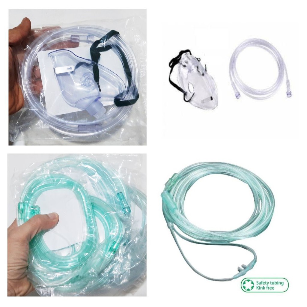 Selang Oksigen Tubing dan Masker Nasal 143102