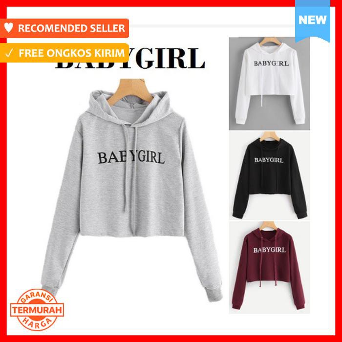 baby girl crop top hoodie