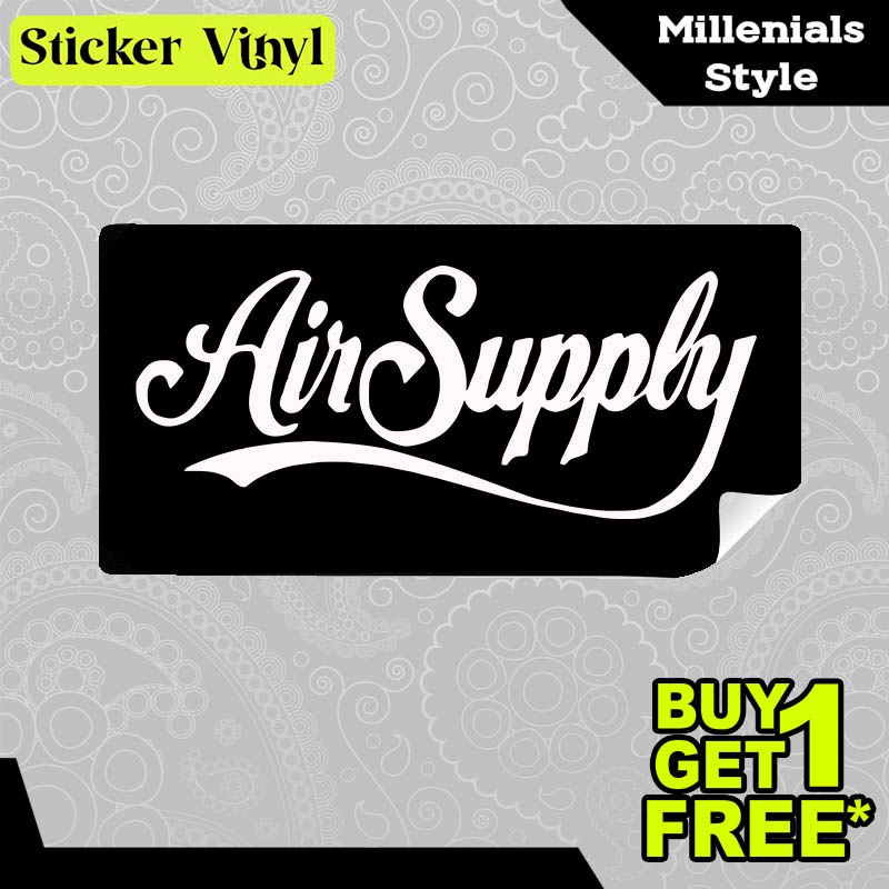 

Stiker Sticker AIR SUPPLY Logo Rock Band Legend Desain Keren dan Kekinian Aesthetic Bahan Vinyl Satuan Anti Air