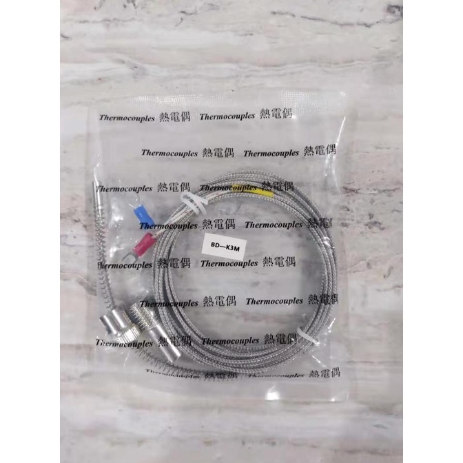Thermocouple Type K Bayonet Probe Kabel 2m