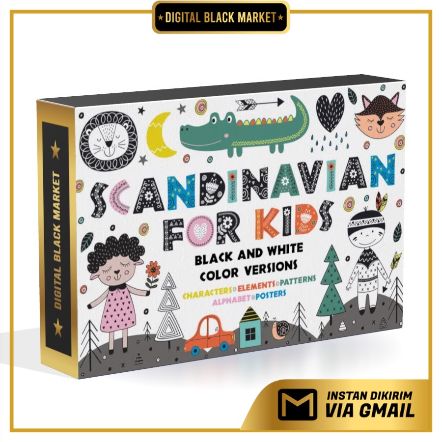 Scandinavian For Kids Collection - Vector Designs