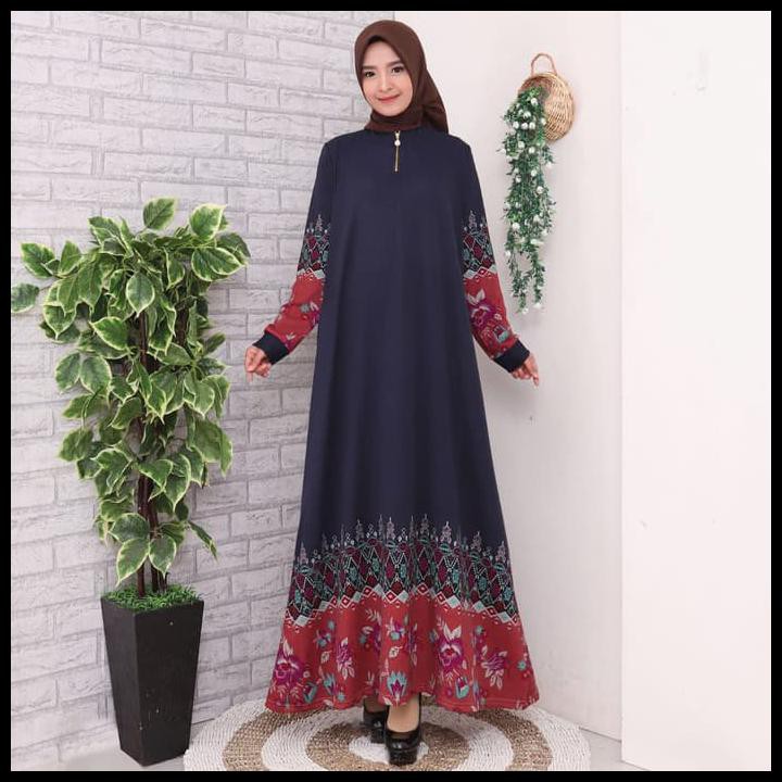 CATG BAJU GAMIS WANITA GAMIS CALVIN JEANS GAMIS JUMBO 4L & 5L 9728/9729 - HITAM, XXL PPZR