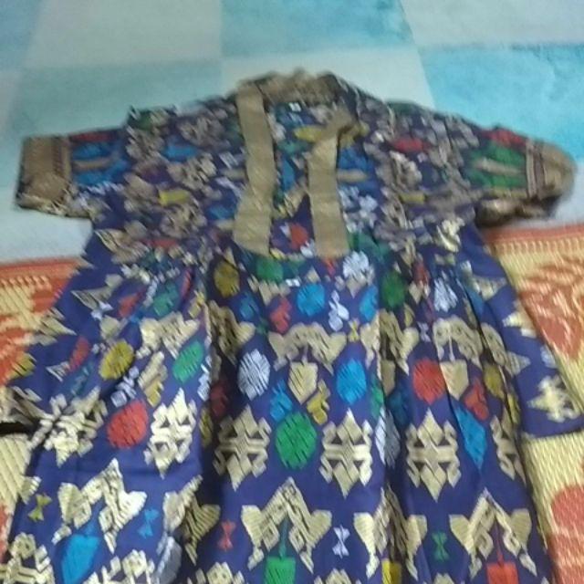 Qnunbatik Sarimbit/couple Batik Rok N Blus Mentari Prodo Panjang Hitam