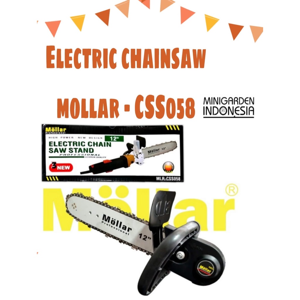 ELECTRIC CHAIN SAW STAND MESIN GERINDA TANGAN 12 INCH MOLLAR CSS058 ECS12A