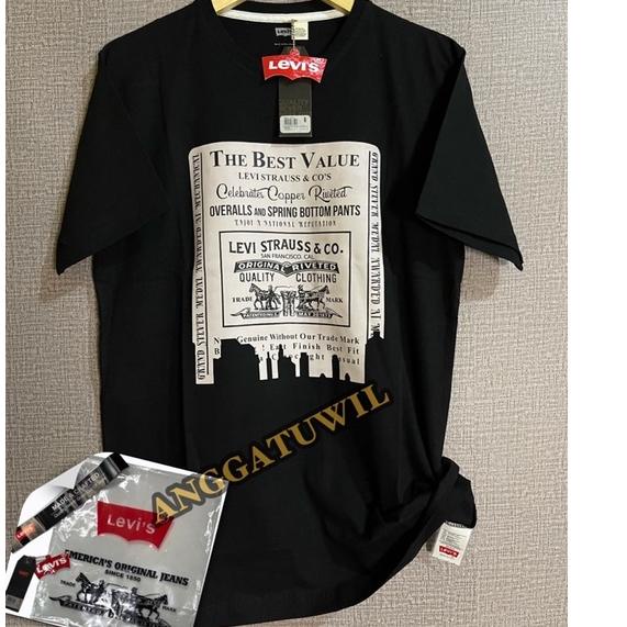Trend - Kaos LEVIS impor super , full accesories bahan katun kombad 24 s original ~