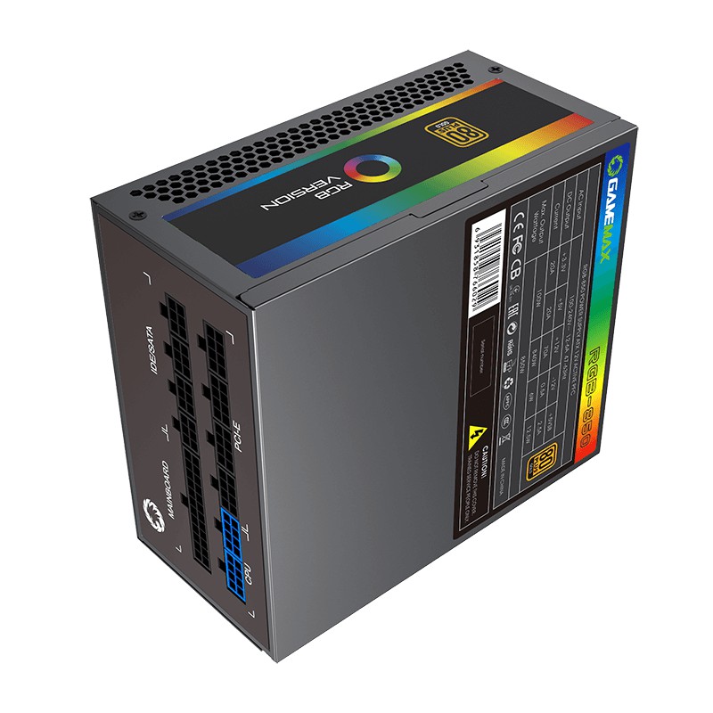 Gamemax Psu 850W RGB 80+ Gold Full Modular