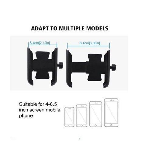 HM11- Holder Handphone Spion Motor Metal Holder HP Spion Motor