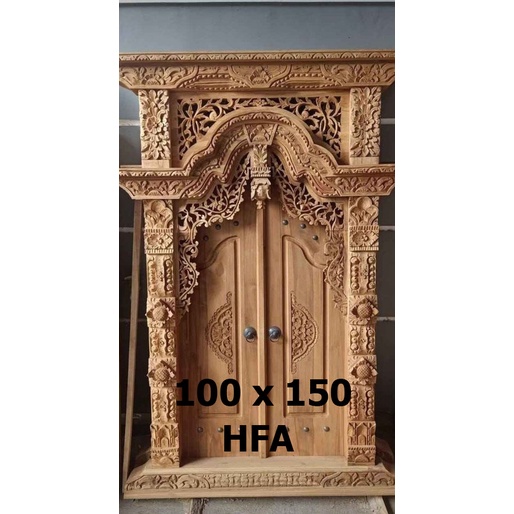 JENDELA GEBYOK RUMAH KAYU JATI UKIR JEPARA