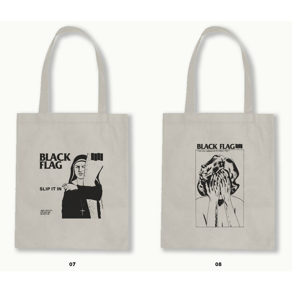 TOTE BAG BLACU  - BLACK FLAG