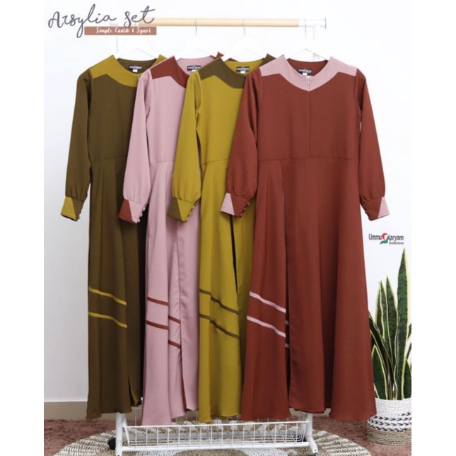 Set syar'i "Arcylia" by. Ummu Maryam Collections
