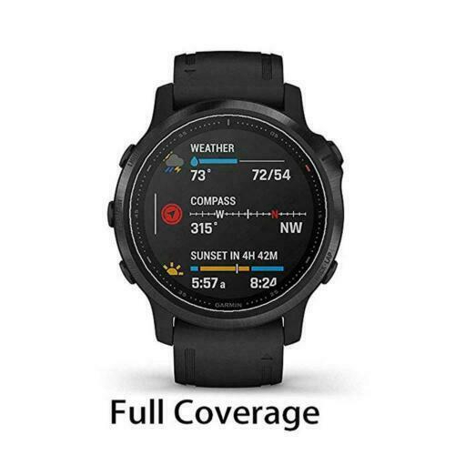 2Pcs Pelindung Layar Tempered Glass untuk Garmin Fenix 6 6S 6x Pro