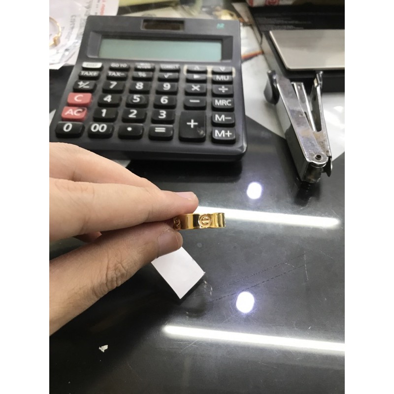 Cincin cartier polos emas asli kadar 375