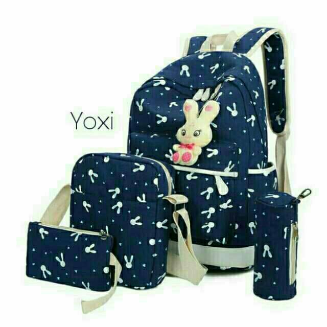 TAS RANSEL ANAK COWOK-CEWEK TAS RANSEL SEKOLAH KARAKTER KARTUN MURAH IMPORT / COD / T76