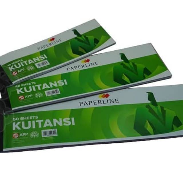 

Kuitansi / kwitansi Sedang isi 40 lembar