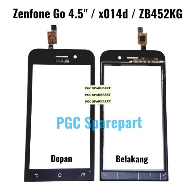 Original Touchscreen Asus Zenfone Go 4 5 X014d Zb452kg X009da Ts Layar Sent Shopee Indonesia