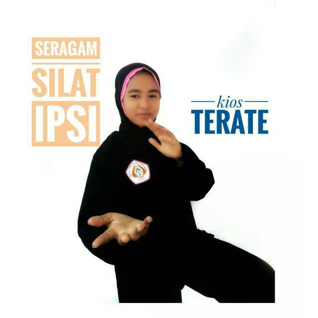 Seragam Silat IPSI (Standart/Hitam) Baju Pencak Silat ...