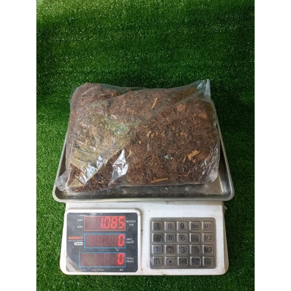 Humus akar bambu, humus organik murni, super subur, metan premium