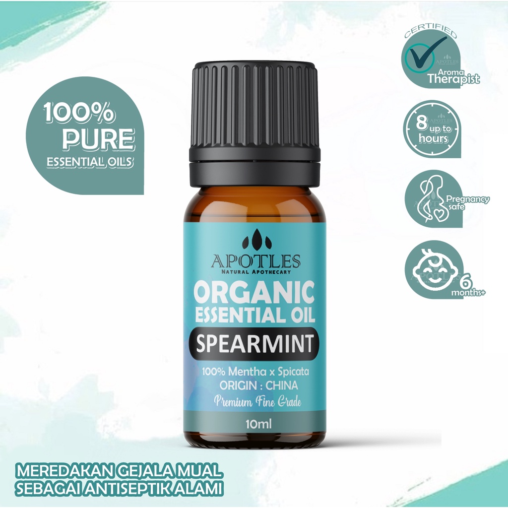 Spearmint Essential Oil - Minyak Aromaterapi Spearmint Pure Essential Oil 10ml