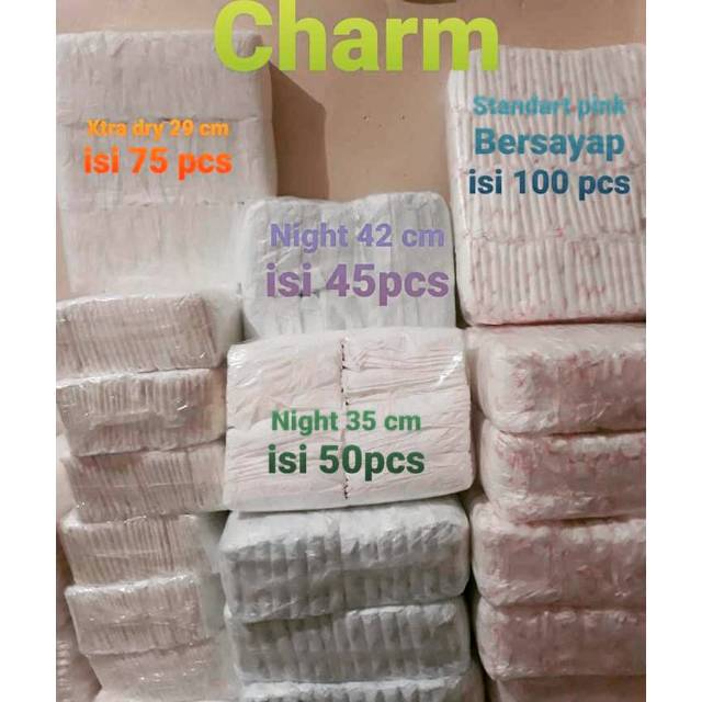 Pembalut Charm / Nina / softex / hers repack