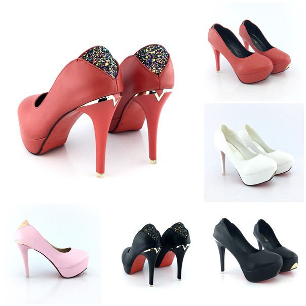 sepatu high heels 10 cm