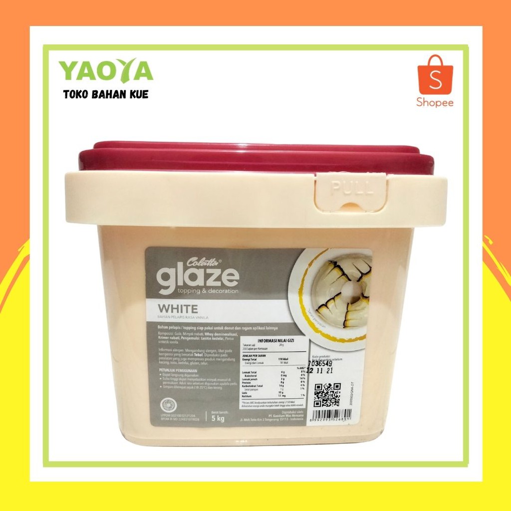 

COLATTA GLAZE 5KG WHITE