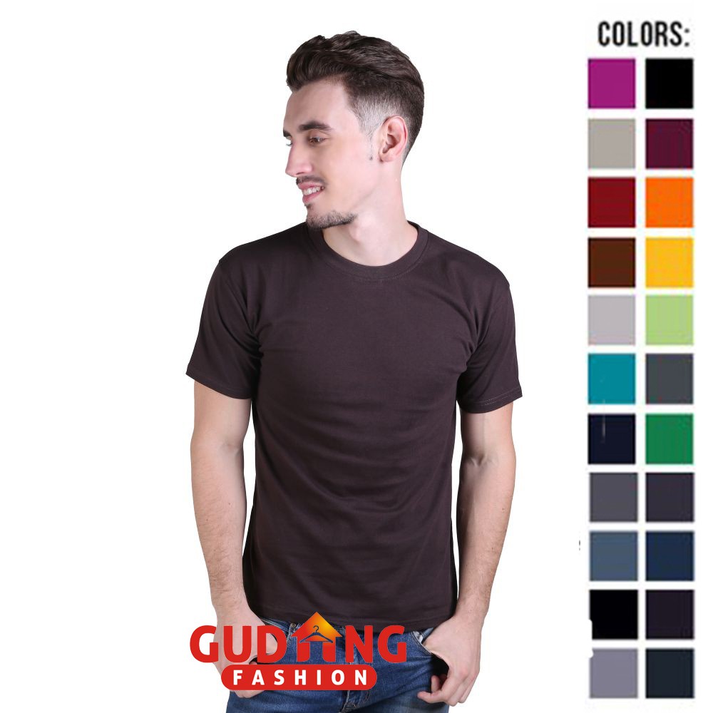 Kaos O Neck Polos Pria - Banyak Pilihan Warna PLS (COMB)