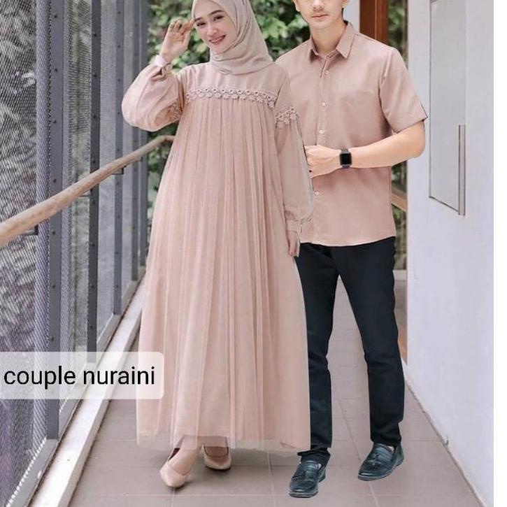 ℮ XC - Maxi Nuraini / Couple Nuraini / Maxi ZOYA / Dress Maxi Tile / Gamis Muslim Terbaru ♪