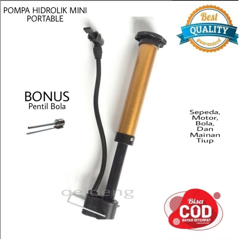 Pompa Ban Sepeda Kompa Angin Injak FOOT PUMP Pompa Injak manual sepeda/motor/mobil/balon/bola