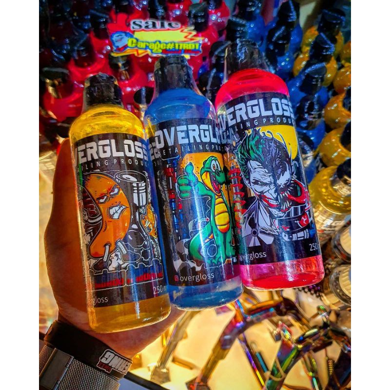 Overgloss Gell Premium Silicone Detailing Pengkilap Body Alus Penghitam Deck Kasar Semir Ban Dll.