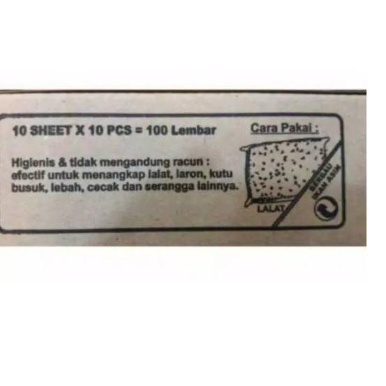 

hcpp838 LEM LALAT PAGODA KERTAS / LEM SERANGGA [ 10 LEMBAR] zzgs155