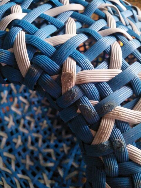 Lampion Gantung Bentuk Bulat Bahan Rotan Sintetis - Tempat Lampu - Wadah Lampu - Kap Lampu Bundar