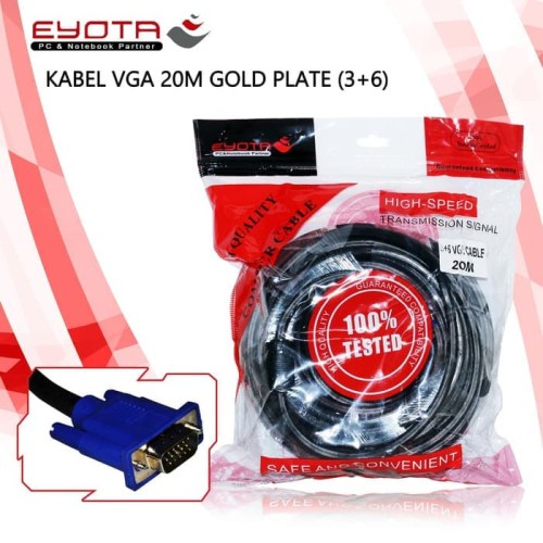 Kabel VGA HQ 20 Meter