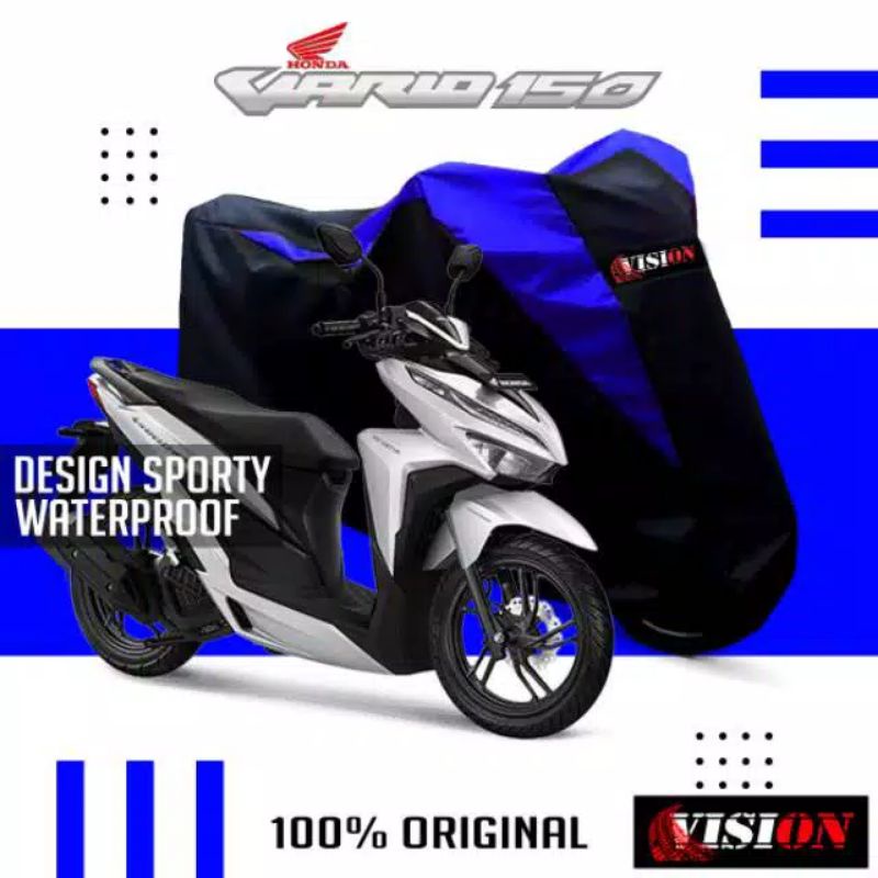 Cover motor Honda Vario 150 Sarung Pelindung Penutup body motor Honda Vario 150 Waterproof