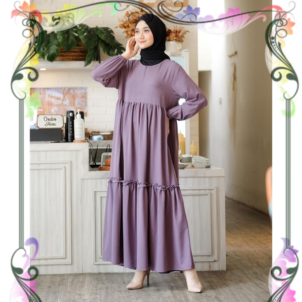 PROMO GAMIS POLOS PLAIN / GAMIS WANITA REMAJA NB TERBARU