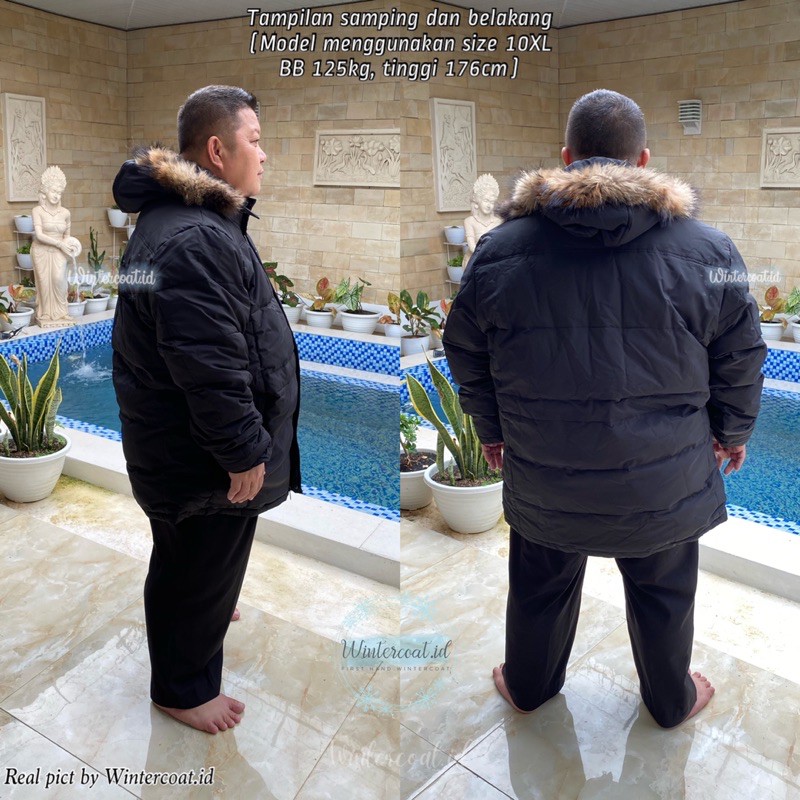 Coat big size pria winter jaket jumbo cowok import gunung hangat plus size besar jacket jimmy
