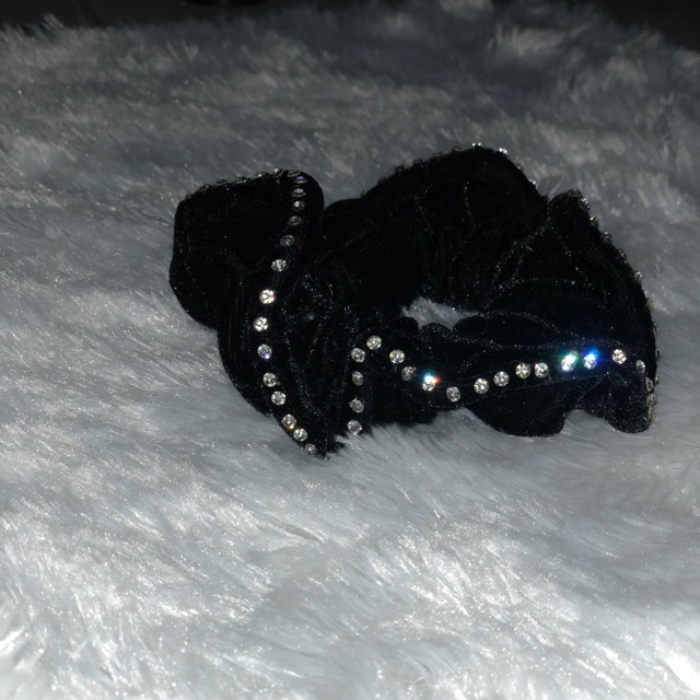 Velvet ikat rambut Korea