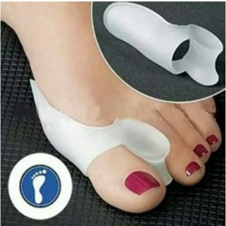 Pemisah Pelindung Jempol Jari Kaki / Bunion Gel Silicone Toe Separator
