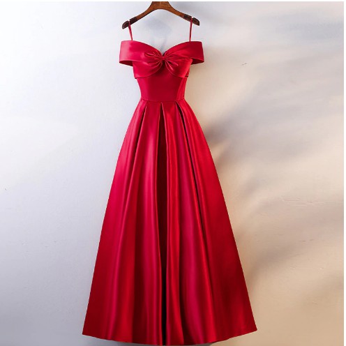 Gaun Evening slim fit elegan