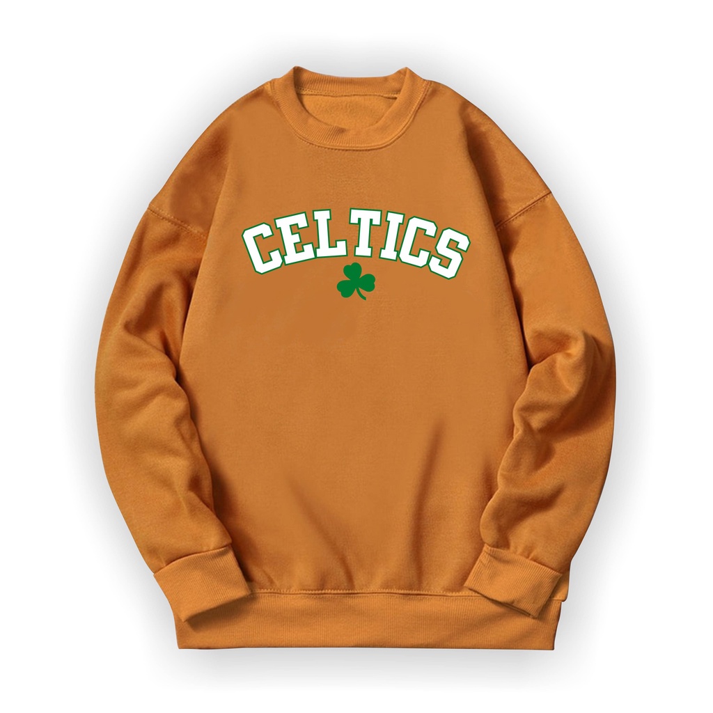 CELTICS Sweater Crewneck II CELTICS Basic Sweater II Sweatshirt Sz M - XL ( Pria &amp; Wanita / Anak &amp; Dewasa )