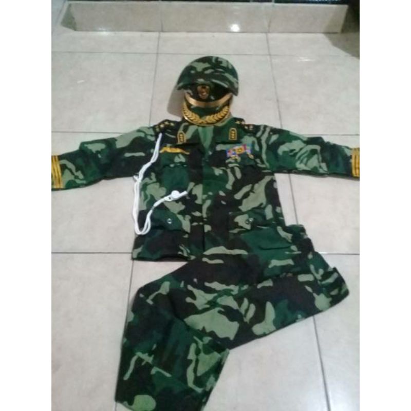 Seragam Anak Pilot / Anak jendral Ukuran 4 - 6 thn l Baju Karnaval l Kostum Anak Pilot