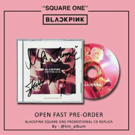 BLACKPINK - SQUARE ONE REPLICA PROMO ALBUM , BLACKPINK ALBUM , BLACKPINK PHOTOCARD