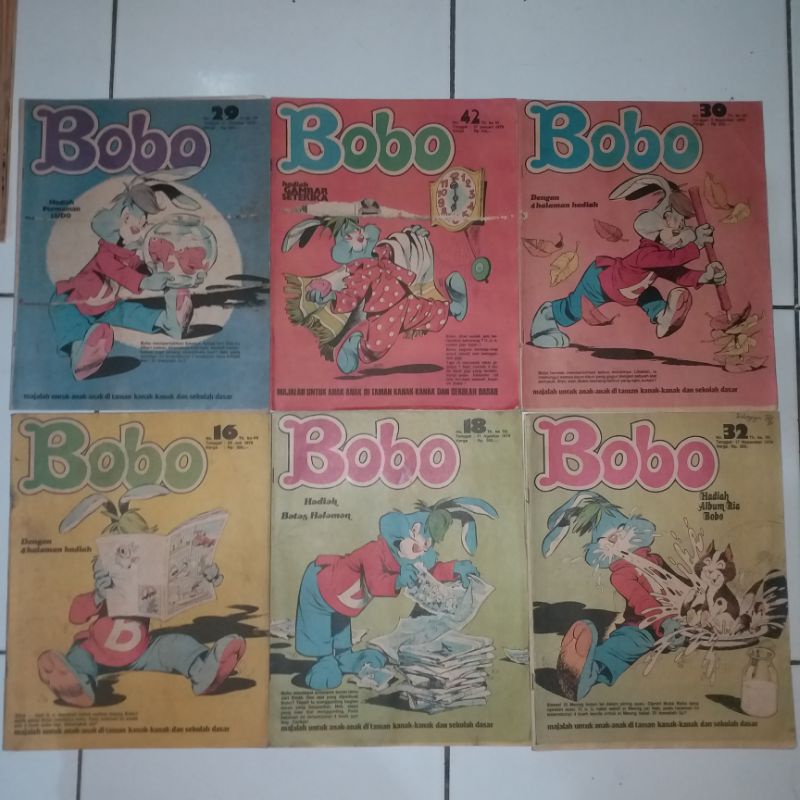 Majalah Bobo Lawas 1979 Dengan Hadiah Bawaan
