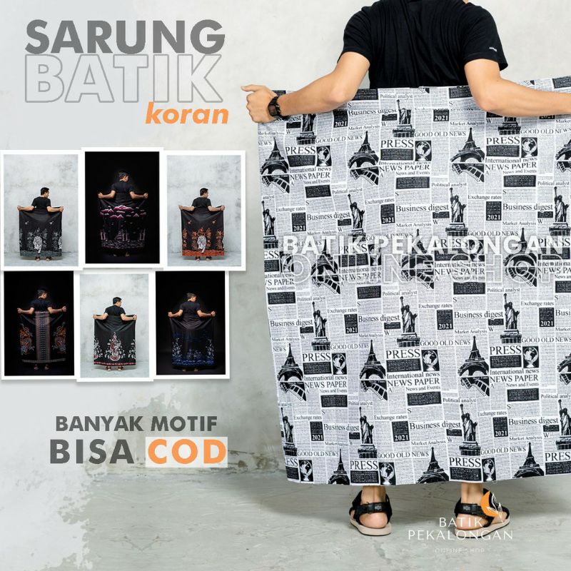 BATIK JAGUAR ALL SARUNG KANG SANTRI | SARUNG BATIK MOTIF | SARUNG PRIA DEWASA | KAIN KATUN MURAH SUP