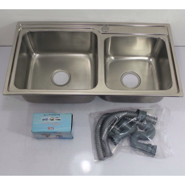 Kitchen Sink GS 2 Lubang / Bak Cuci Piring / GS