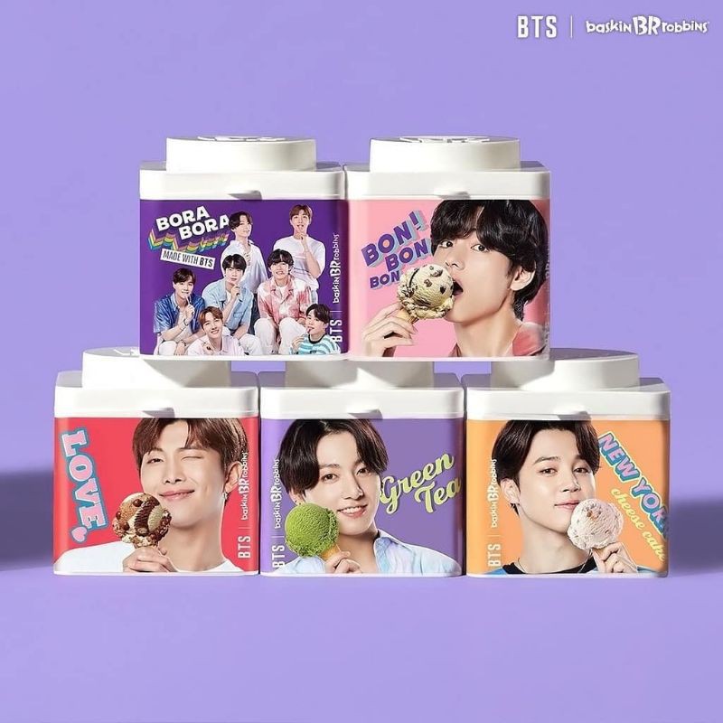 Blockpack & Photocard BTS X Baskin Robbins