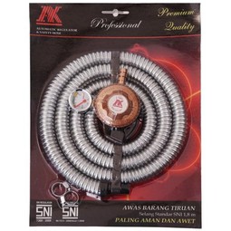 AK Paket Selang Gas dan Regulator Spiral Termurah Terbaik