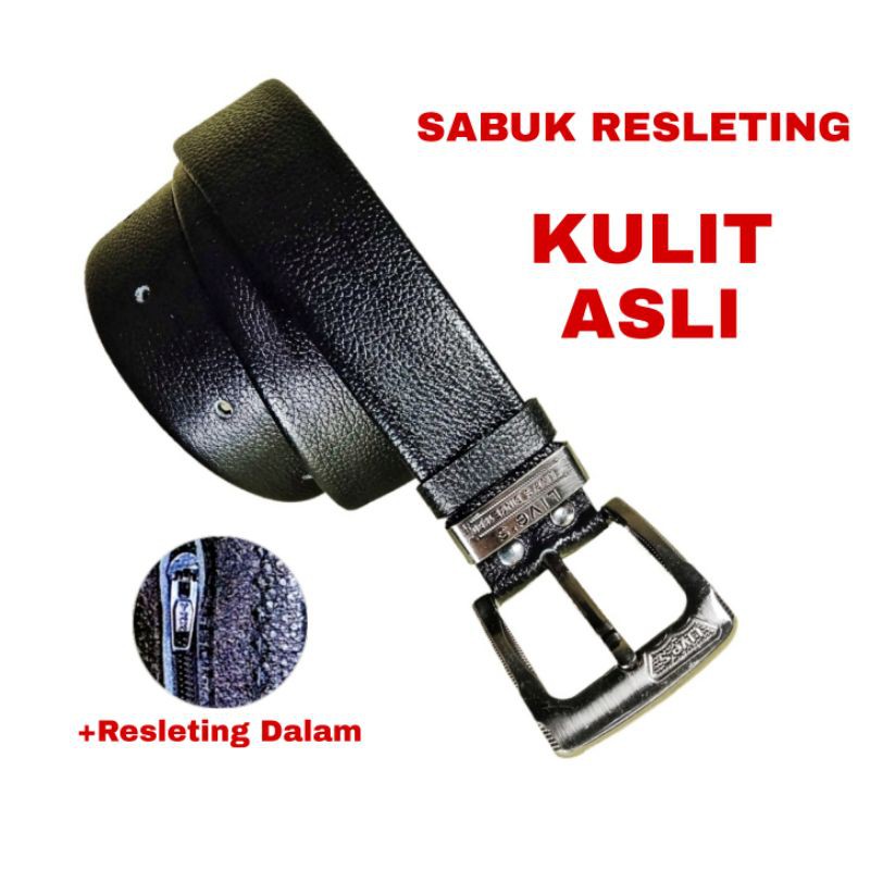 SABUK RESLETING KULIT ASLI SABUK PRIA KULIT ASLI IKAT PINGGANG PRIA KULIT ASLI LEATHER MENS BELT