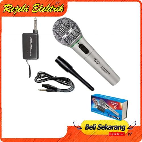 SONY SN 781 Mic Microphone Bisa Wireless Dan Kabel new