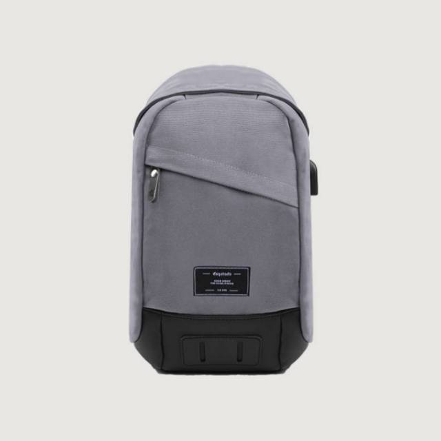 Tas Selempang Kanvas - Shoulder Bag Esgotado Ombro Quarto Grey